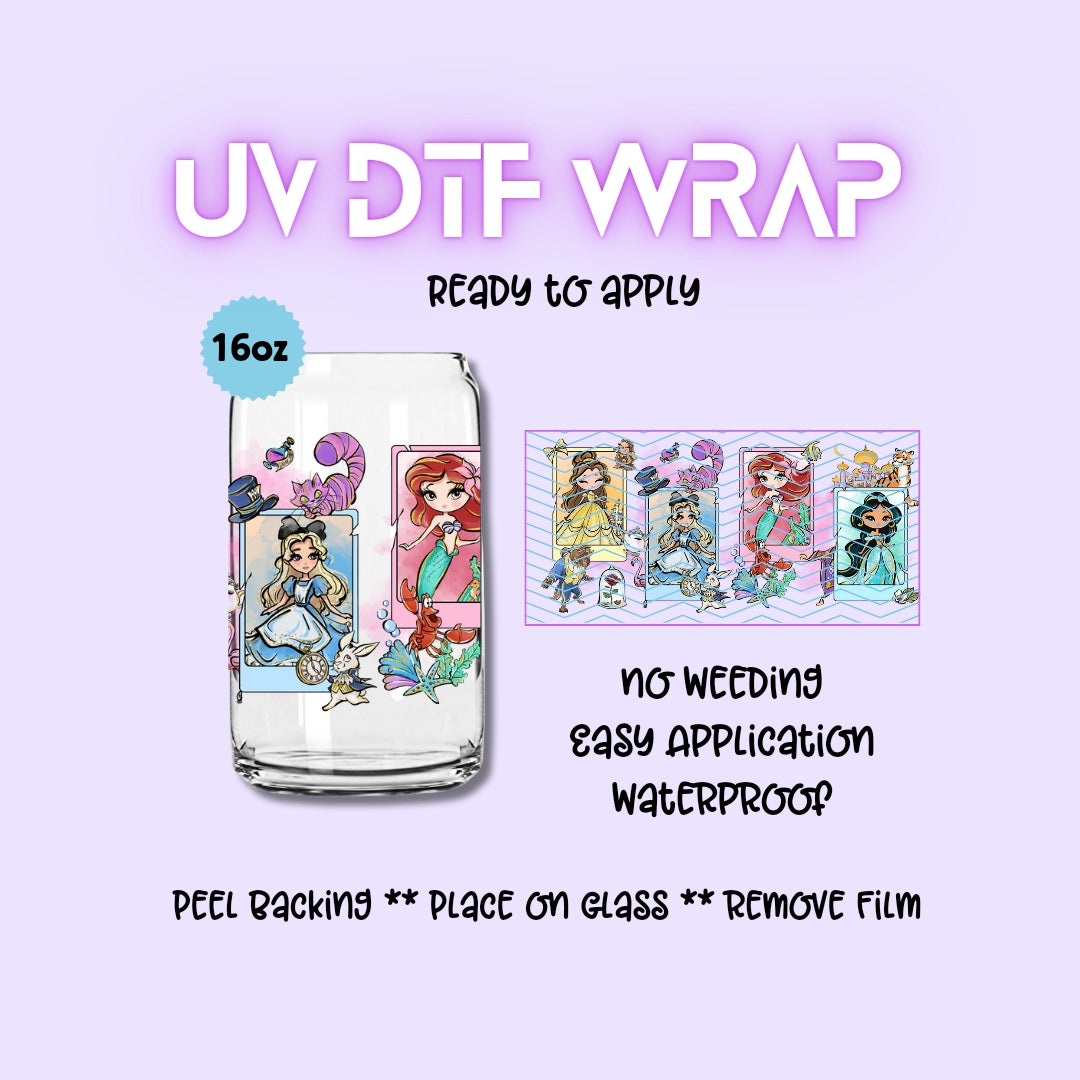 Princess UV DTF Wrap