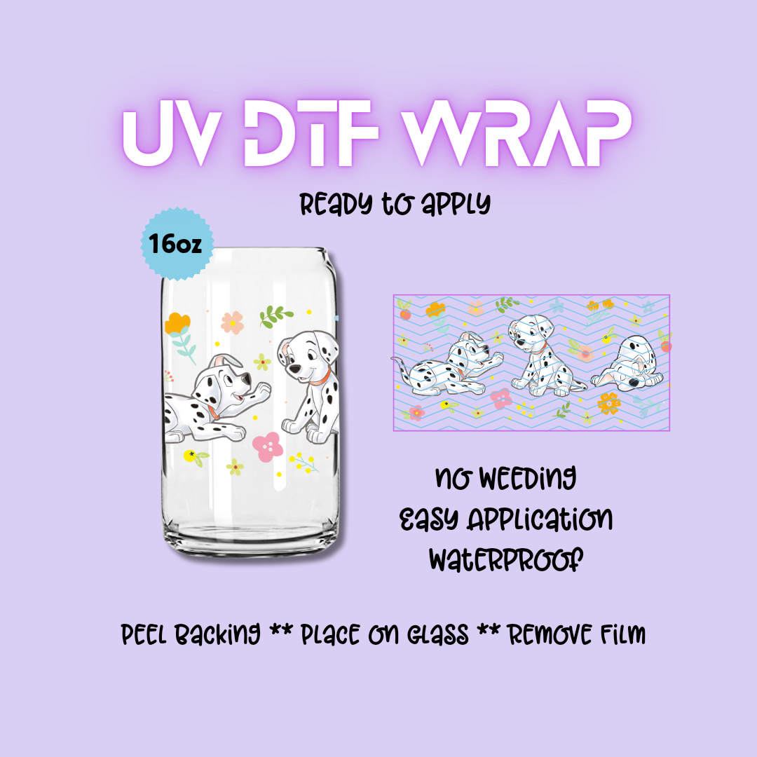 101 Dalmatas UV DTF WRAP