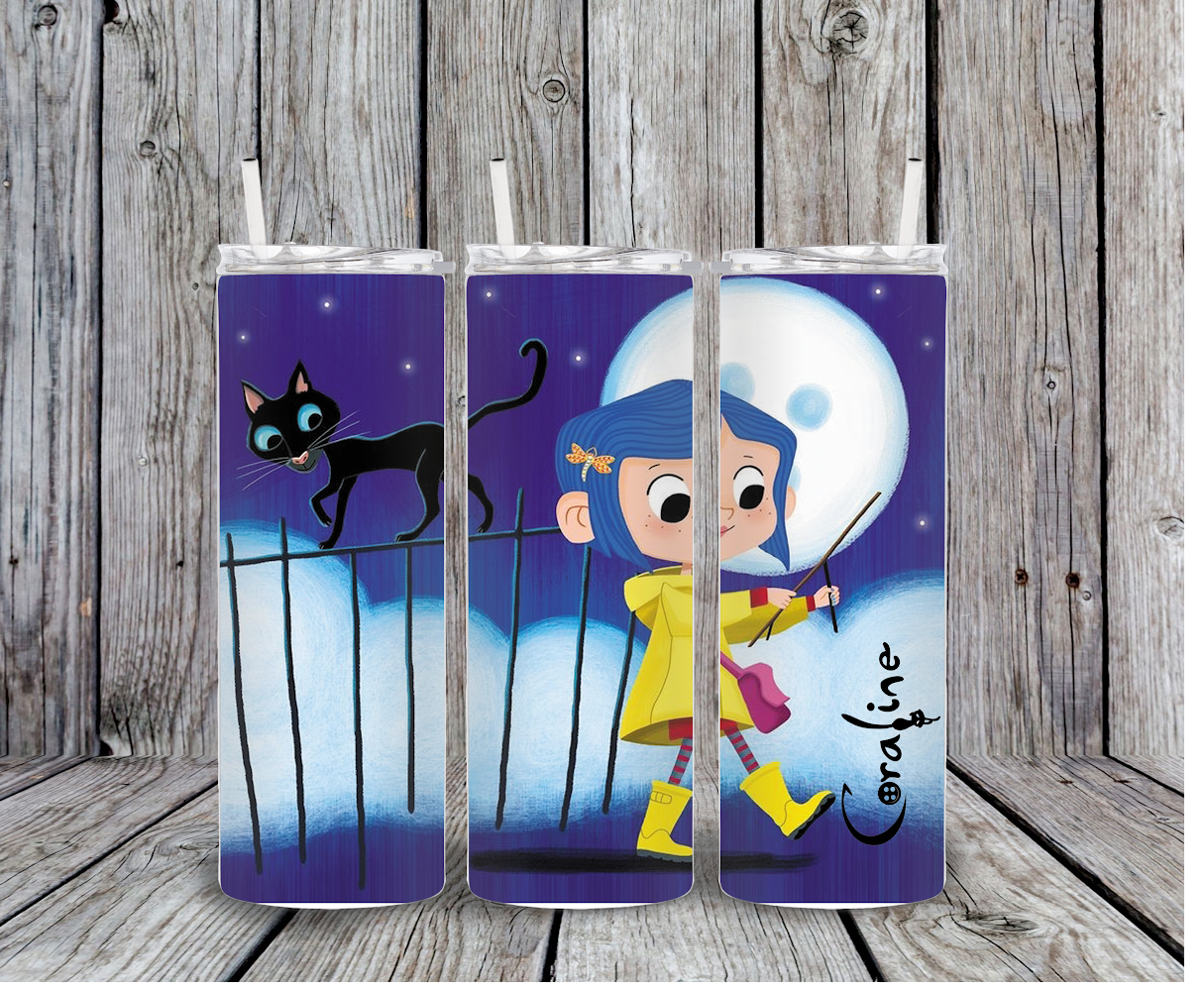 20oz Skinny Coraline