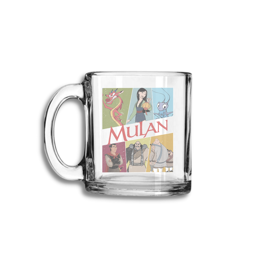 Mulan Glass Mug