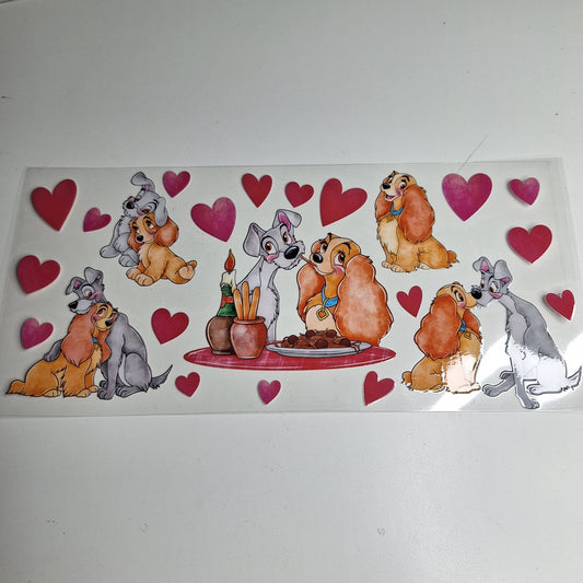 Lady and the Tramp UV DTF WRAP