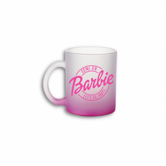 Glass Mug-Barbie